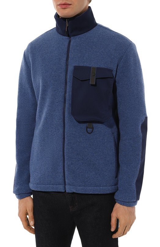 Куртка из шерсти и кашемира Sease WH38R/129TJ Синий  WH38R/129TJ Фото 3