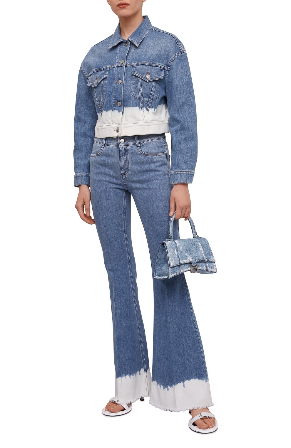Джинсовая куртка STELLA MCCARTNEY голубого цвета по цене 89950 руб., арт. 604124/S0H63, фото 2 Джинсовая куртка STELLA MCCARTNEY, арт. 604124/S0H63, фото 2