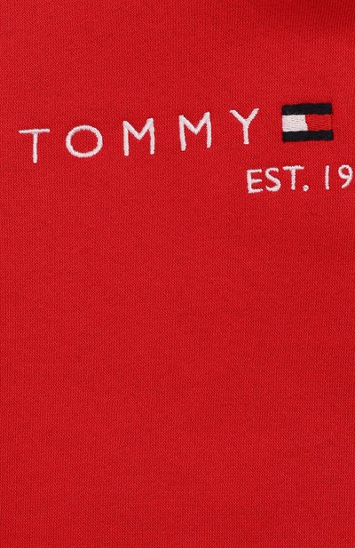 Худи TOMMY HILFIGER красного цвета по цене 5990 руб., арт. KB0KB05057, фото 3 Худи TOMMY HILFIGER, арт. KB0KB05057, фото 3