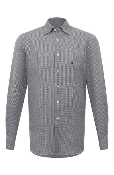 Мужская рубашка из хлопка и льна STEFANO RICCI, арт. MC006892/R2561