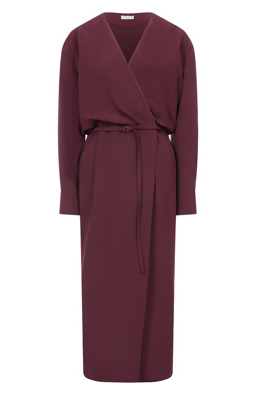 Платье Brunello Cucinelli MA029A5415 Бордовый MA029A5415