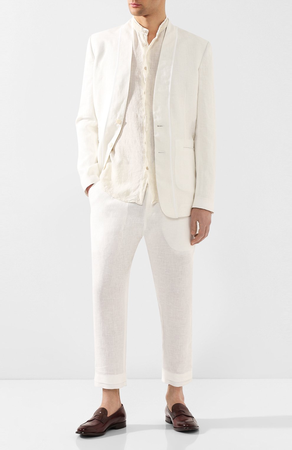 Рубашка изо льна и хлопка TRANSIT, арт. CFUTRKT292, фото 2