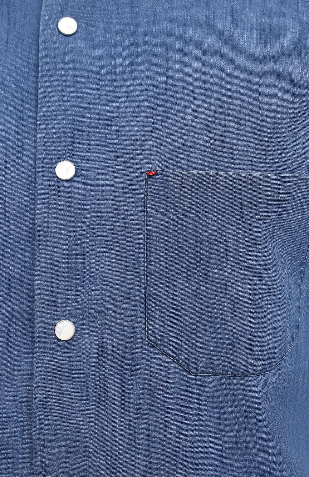 Рубашка KITON синего цвета по цене 82400 руб., арт. UMCNERCH0763002, фото 5 Рубашка KITON, арт. UMCNERCH0763002, фото 5