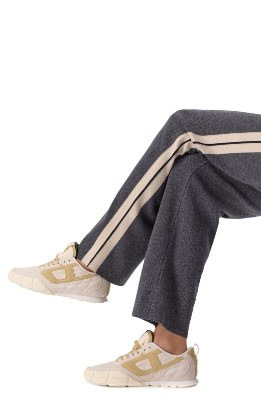 Замшевые кроссовки S-Pagodha Diesel Y03834/P7534 Бежевый  Y03834/P7534 Фото 2