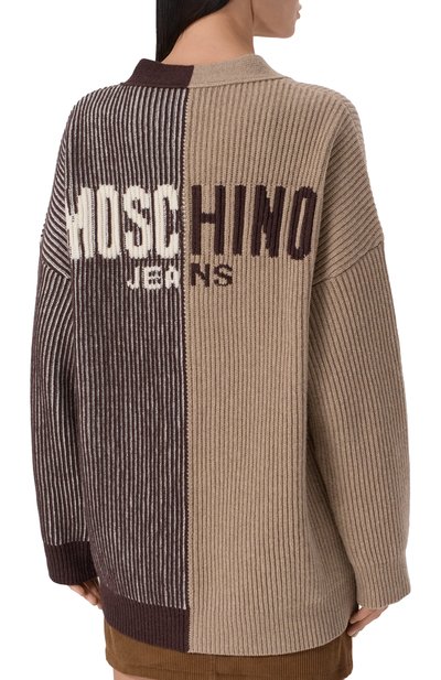 Кардиган из шерсти и вискозы M05CH1NO JEANS, арт. V0921/8204, фото 4