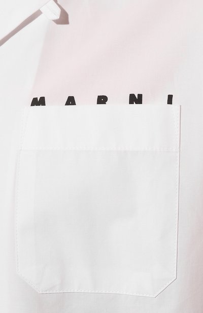 Хлопковая рубашка MARNI, арт. CUMU0213P0/USCV08, фото 5