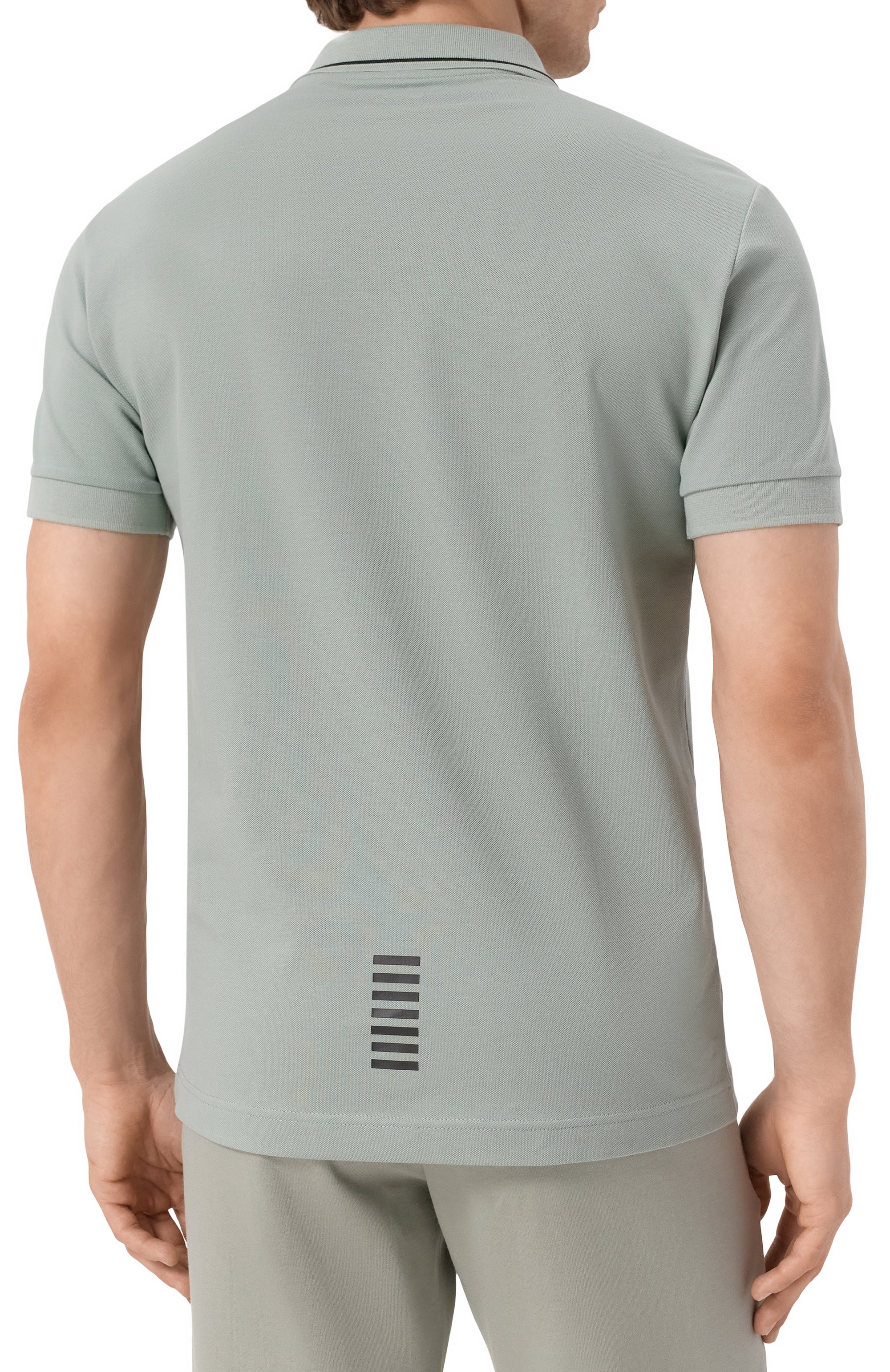 Хлопковое поло EA7, арт. 8NPF16/PJVUZ, фото 4