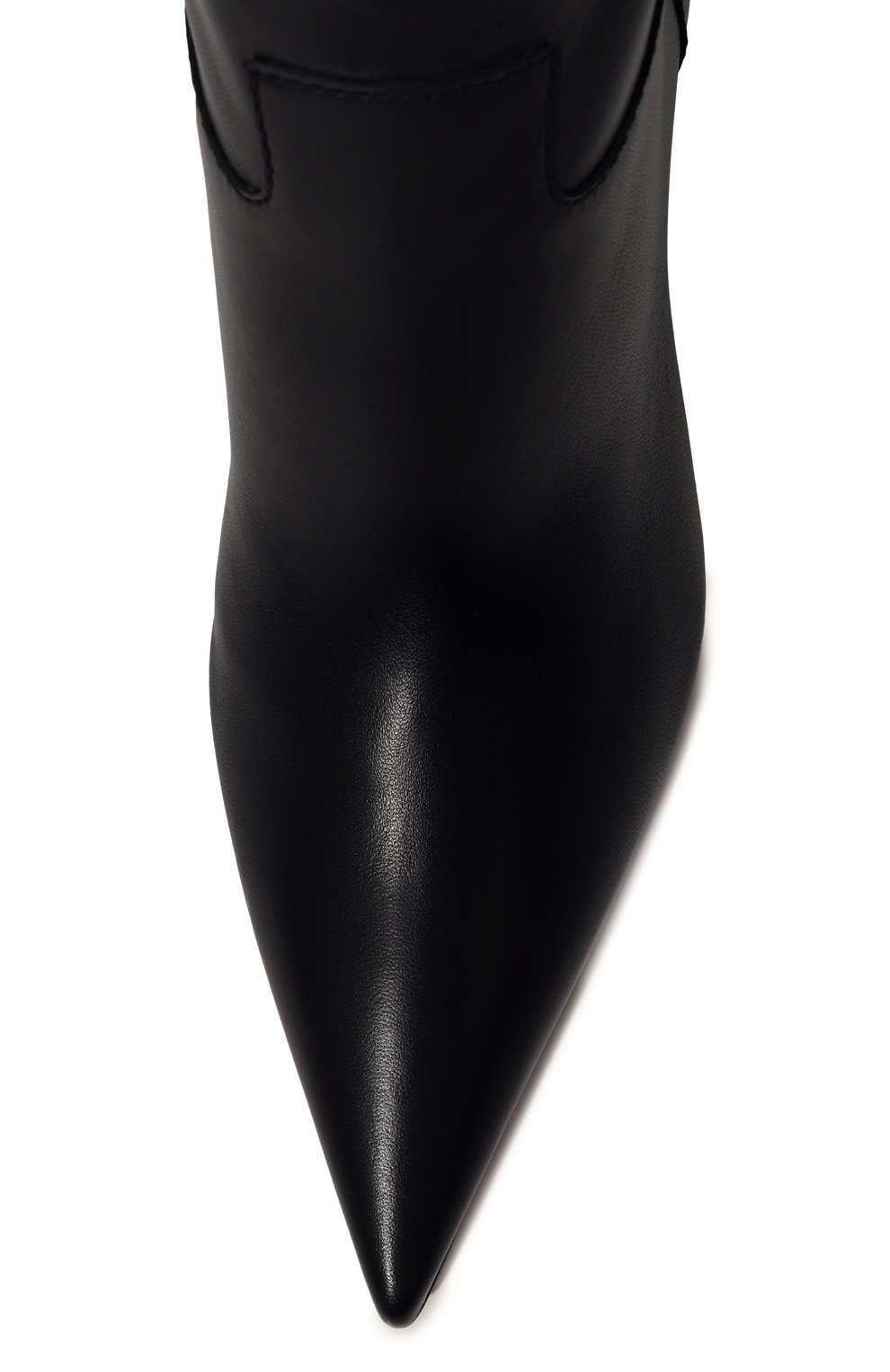 Кожаные ботильоны sr guadalupe 60 SERGIO ROSSI черного цвета по цене 87550 руб., арт. B07750/MNAN07, фото 6 Кожаные ботильоны sr guadalupe 60 SERGIO ROSSI, арт. B07750/MNAN07, фото 6