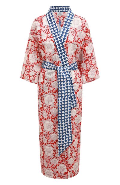 Женское хлопковое кимоно KLEED LOUNGEWEAR, арт. RED SAMBAR KIM0N0