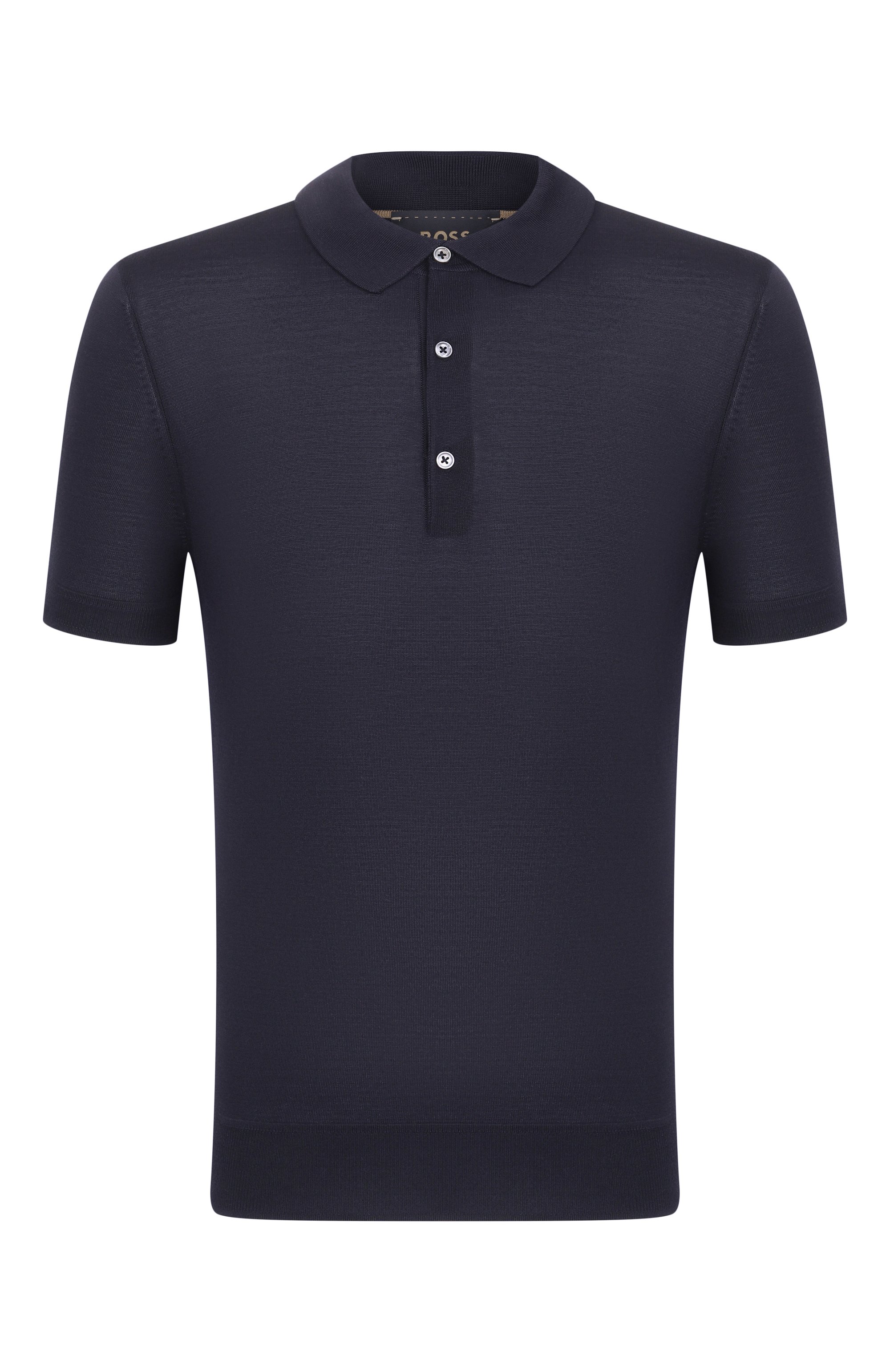 Шелковое поло BOSS CAMEL темно-синего цвета по цене 52950 руб., арт. 50560503, фото 1 Шелковое поло BOSS CAMEL, арт. 50560503, фото 1
