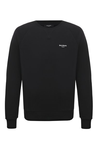 Хлопковый свитшот BALMAIN, арт. AH0JQ005BB04, фото 1