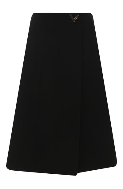 Женская шерстяная юбка VALENTINO, арт. RB3RA4F54EJ