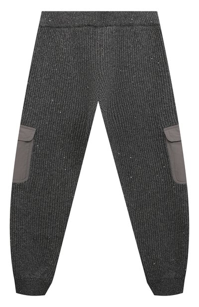 Брюки из кашемира и шерсти BRUNELLO CUCINELLI, арт. BBMMBD024B, фото 2