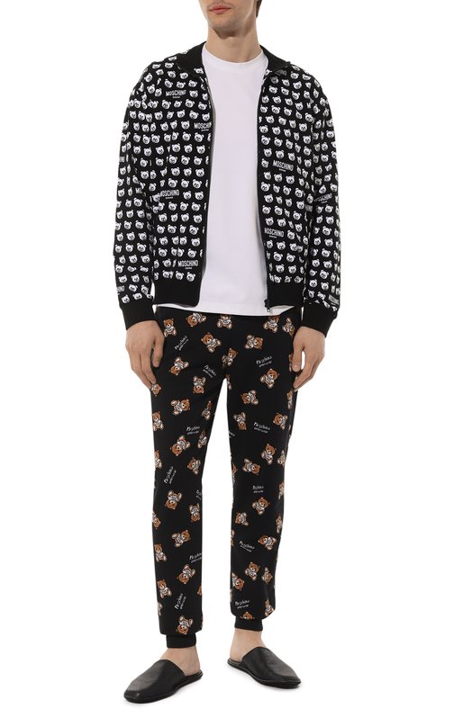 Хлопковая толстовка Moschino Чёрный, фото 2