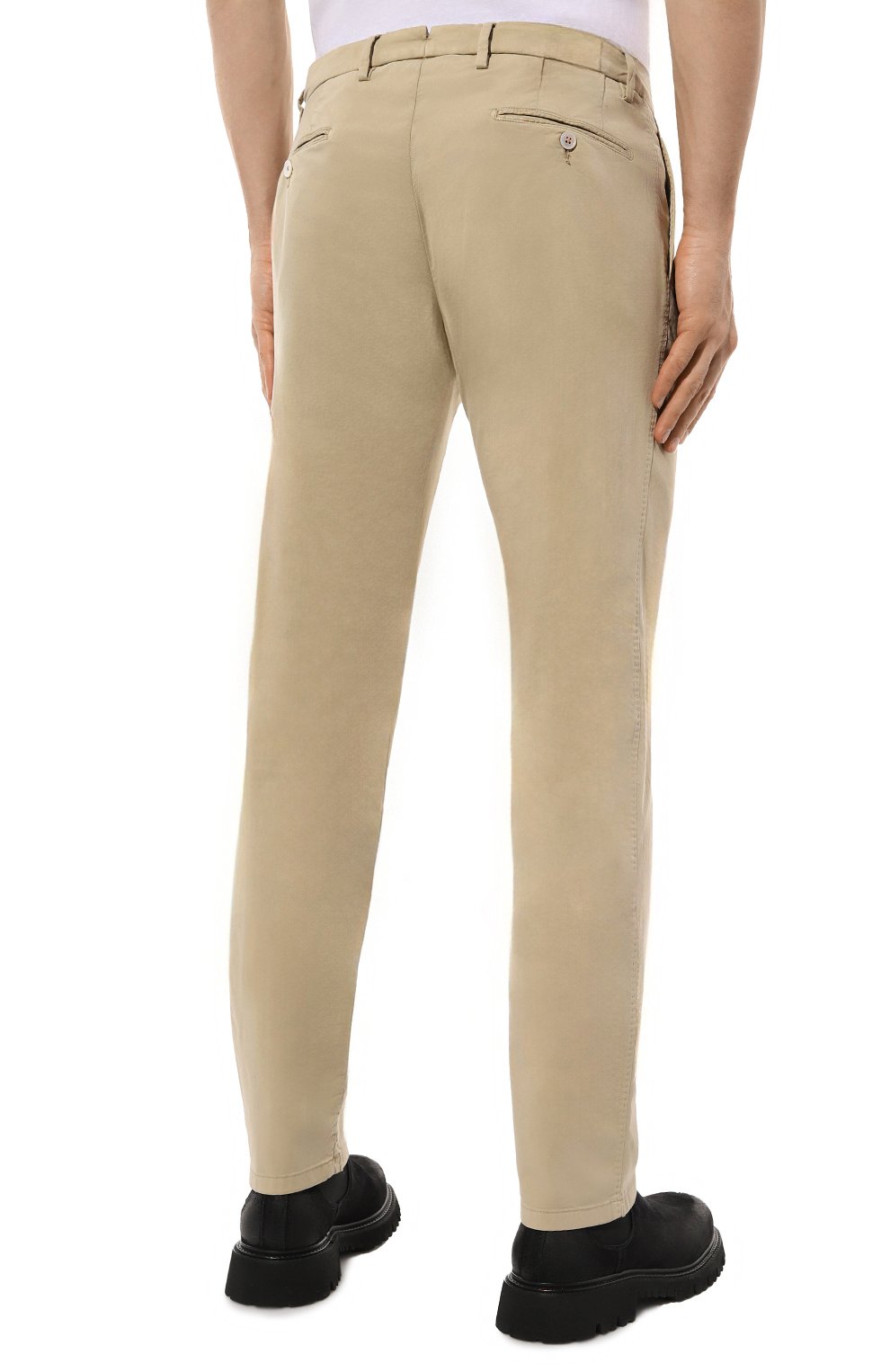 Брюки из хлопка и шелка MARCO PESCAROLO, арт. SLIM80/4900, фото 4