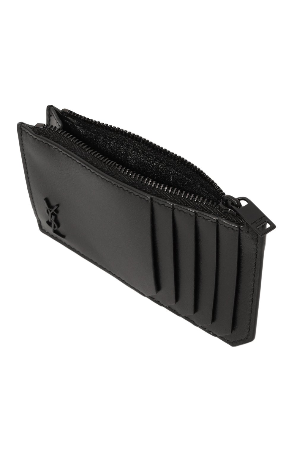 Кожаный футляр для кредитных карт SAINT LAURENT, арт. 629899/1JB0U, фото 3