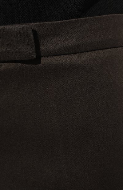 Шерстяные брюки SASUPHI коричневого цвета по цене 95500 руб., арт. W23301/W0, фото 5 Шерстяные брюки SASUPHI, арт. W23301/W0, фото 5