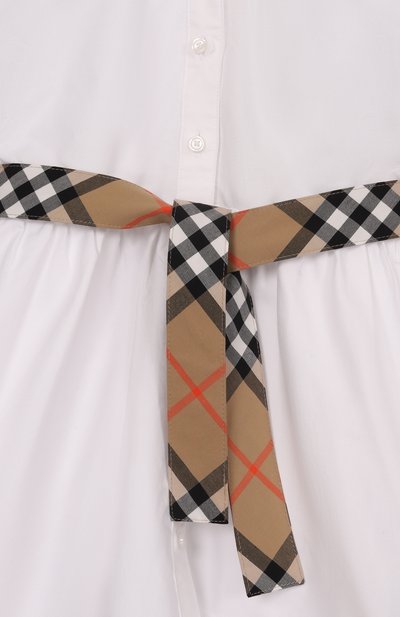 Хлопковое платье BURBERRY, арт. 8121228, фото 3