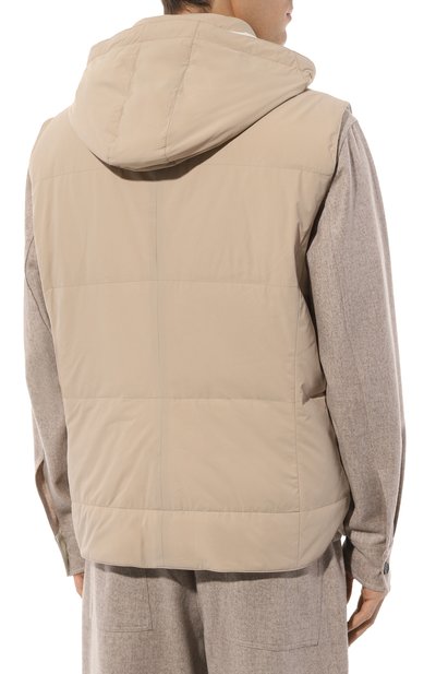 Пуховый жилет BRUNELLO CUCINELLI, арт. MM4031716, фото 4