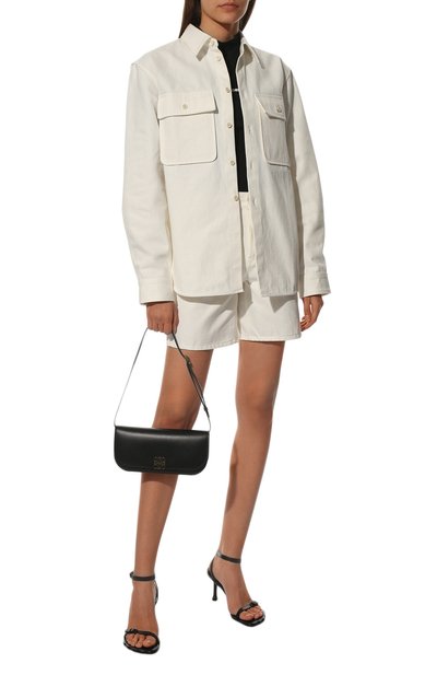 Хлопковая куртка JIL SANDER молочного цвета по цене 84050 руб., арт. JPPU666054-WU246300, фото 2 Хлопковая куртка JIL SANDER, арт. JPPU666054-WU246300, фото 2