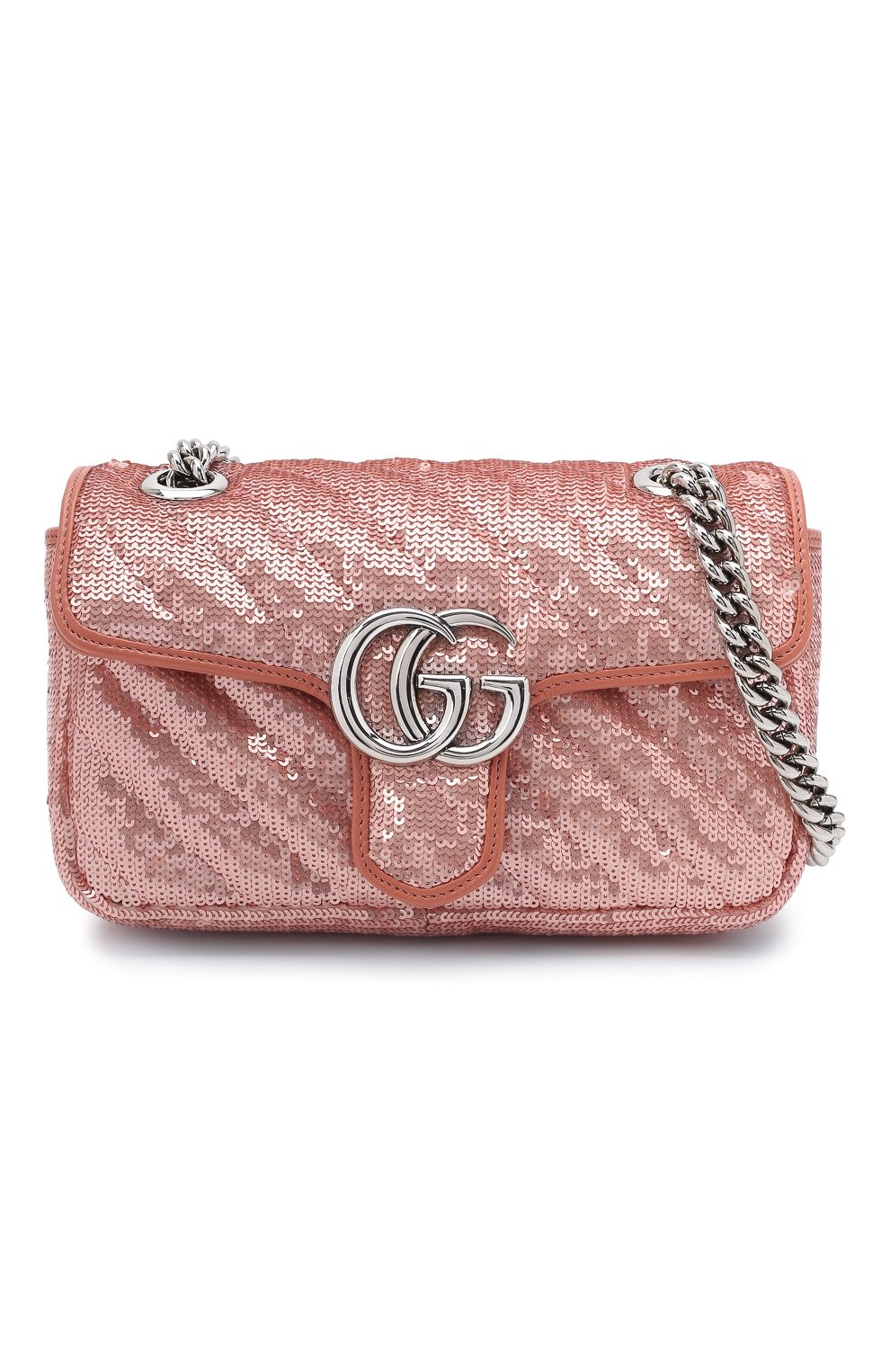 Сумка gg marmont 2.0 mini GUCCI розового цвета по цене 285120 руб., арт. 446744/9SYWP, фото 6 Сумка gg marmont 2.0 mini GUCCI, арт. 446744/9SYWP, фото 6