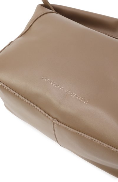 Сумка bc duo BRUNELLO CUCINELLI темно-бежевого цвета по цене 310000 руб., арт. MBHED2676, фото 3 Сумка bc duo BRUNELLO CUCINELLI, арт. MBHED2676, фото 3