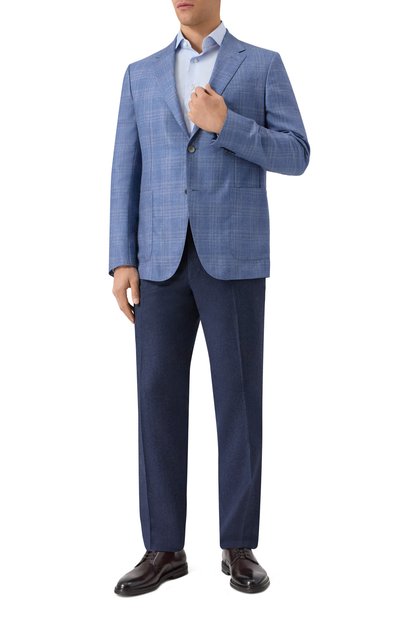 Пиджак из шерсти и шелка ZEGNA, арт. 10FP20/759032A7, фото 3