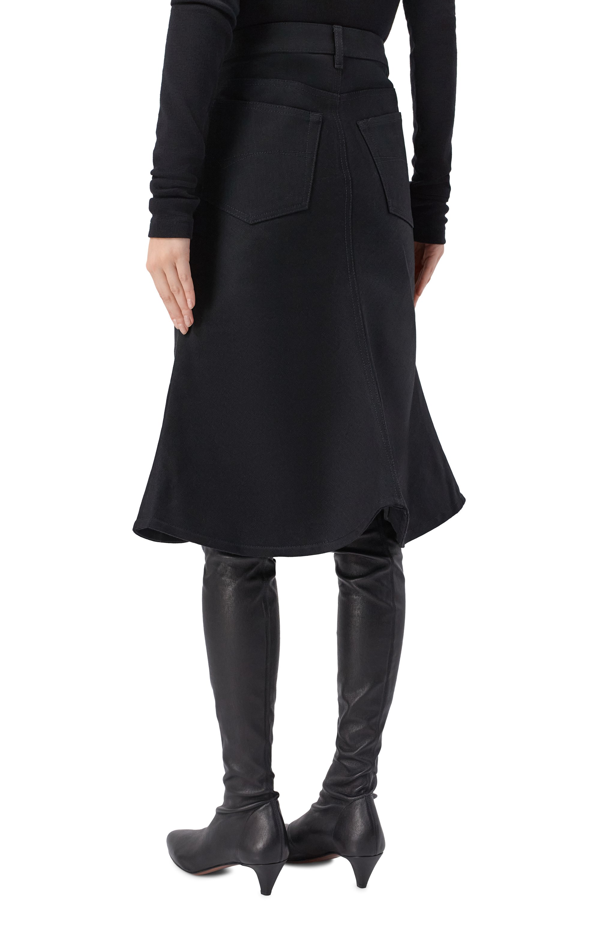 Джинсовая юбка BALENCIAGA, арт. 852330/TTWA4, фото 4