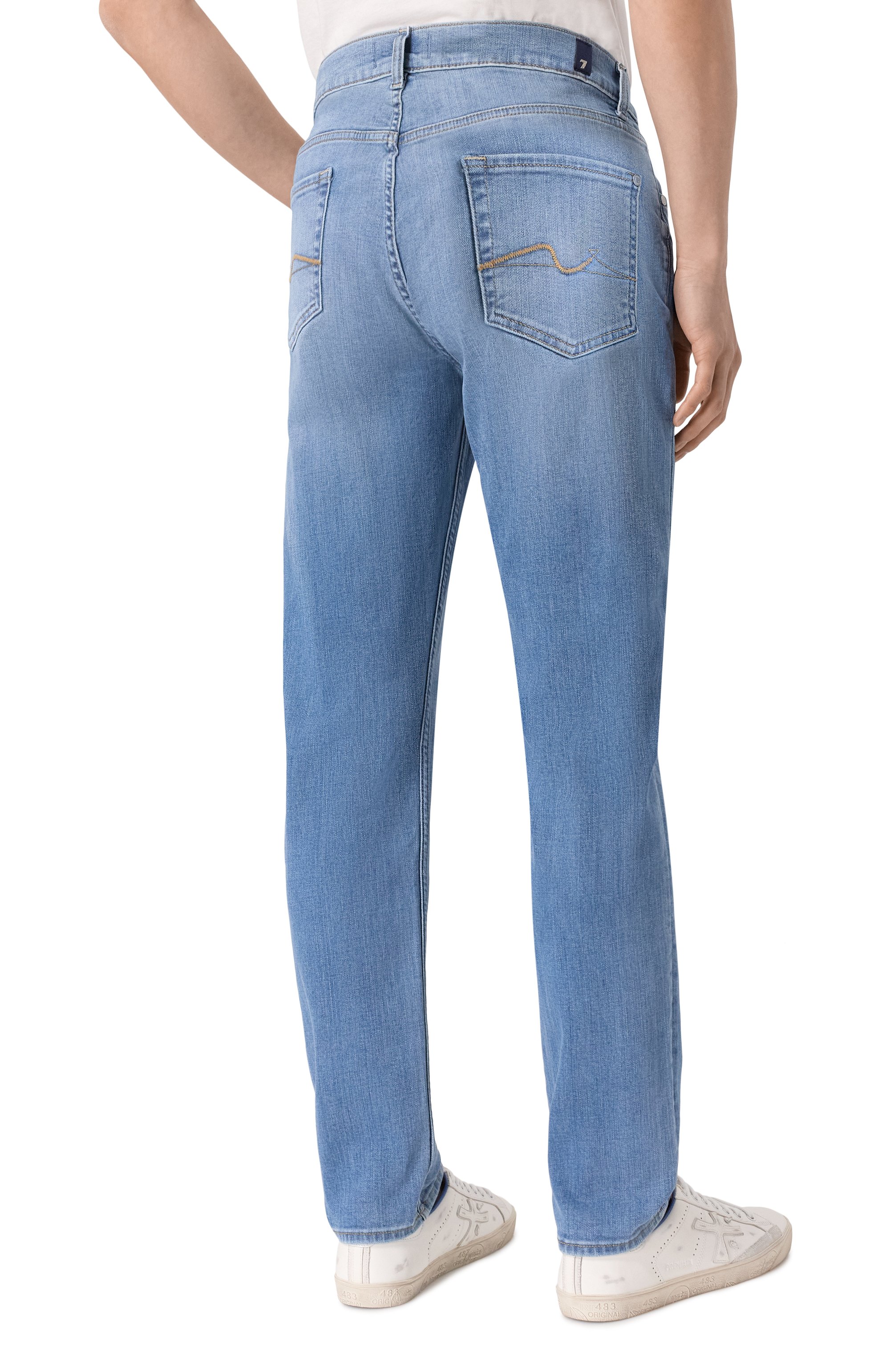 Джинсы slimmy tapered 7 FOR ALL MANKIND, арт. 7TB00C12-1VV, фото 4