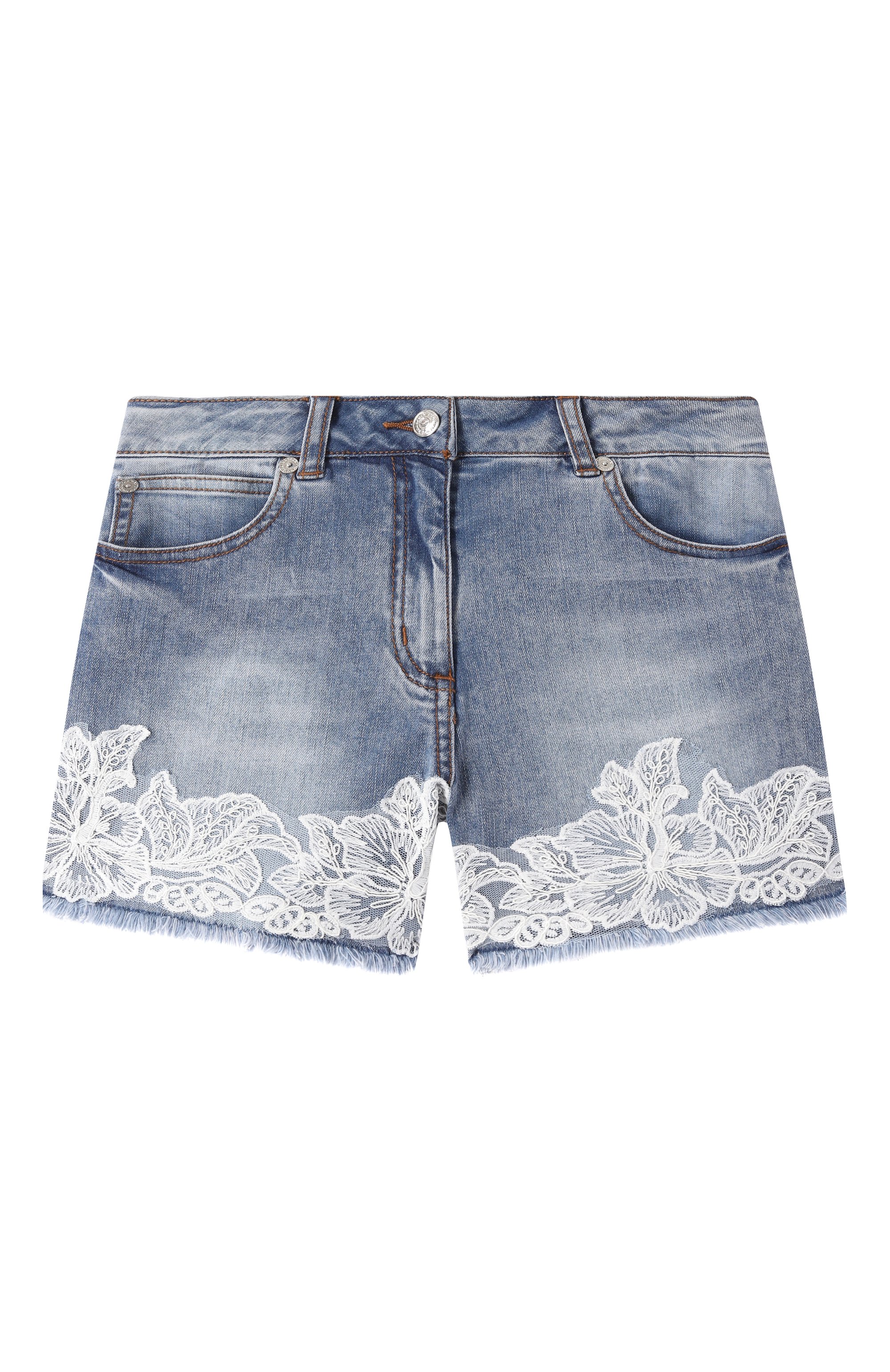 Джинсовые шорты ERMANNO SCERVINO, арт. SFBE022C/DS065, фото 1