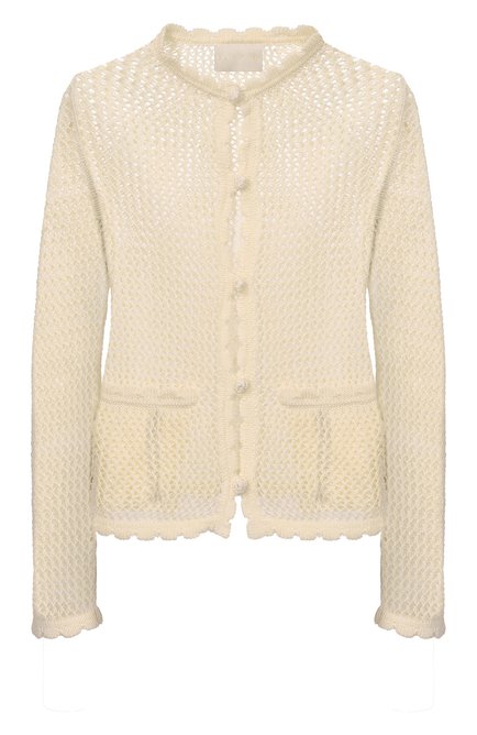 Женский хлопковый кардиган ELIE SAAB, арт. J0230NBC26/CK024