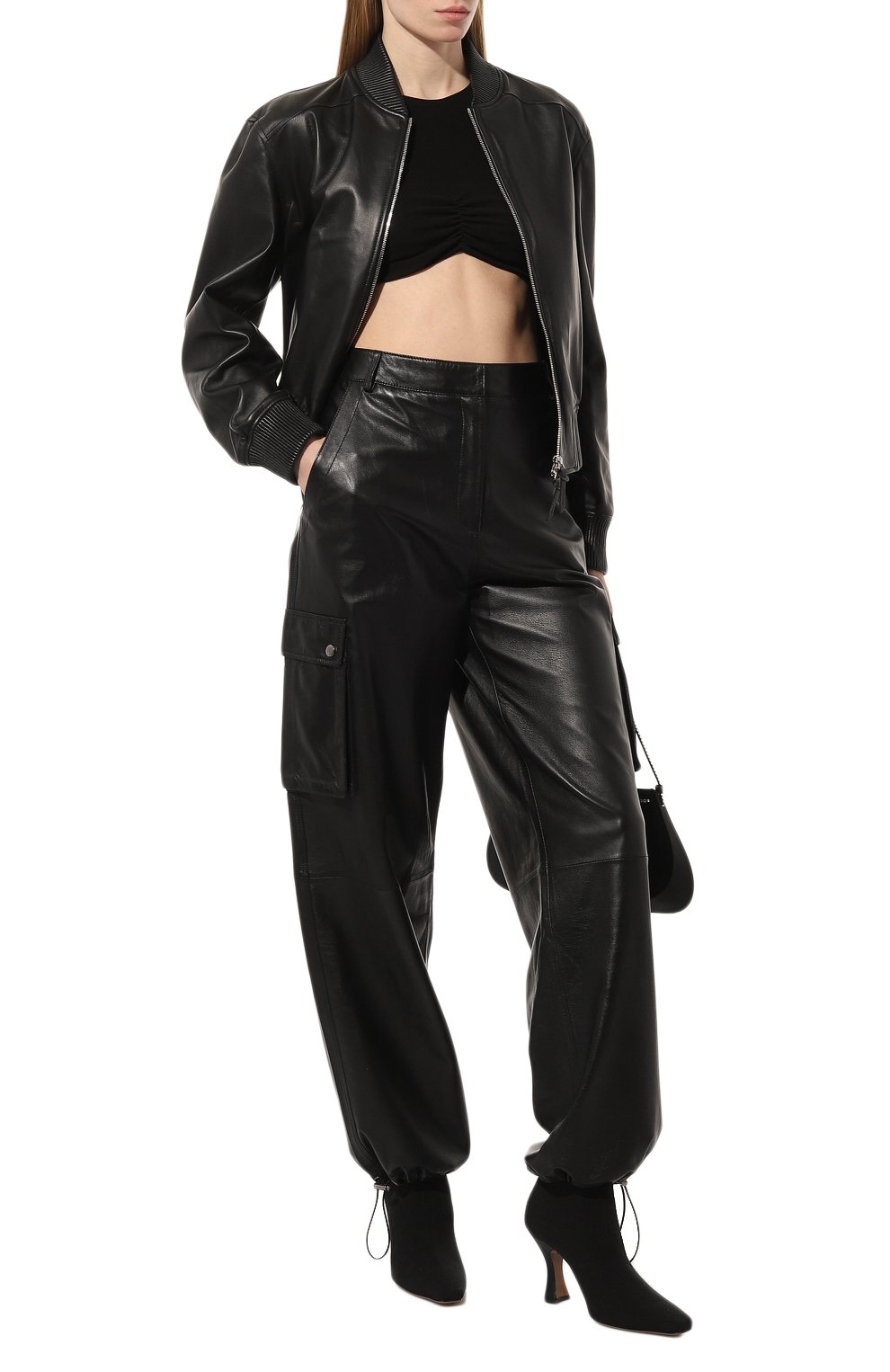 Кожаный бомбер ALINE, арт. AL030104, фото 2