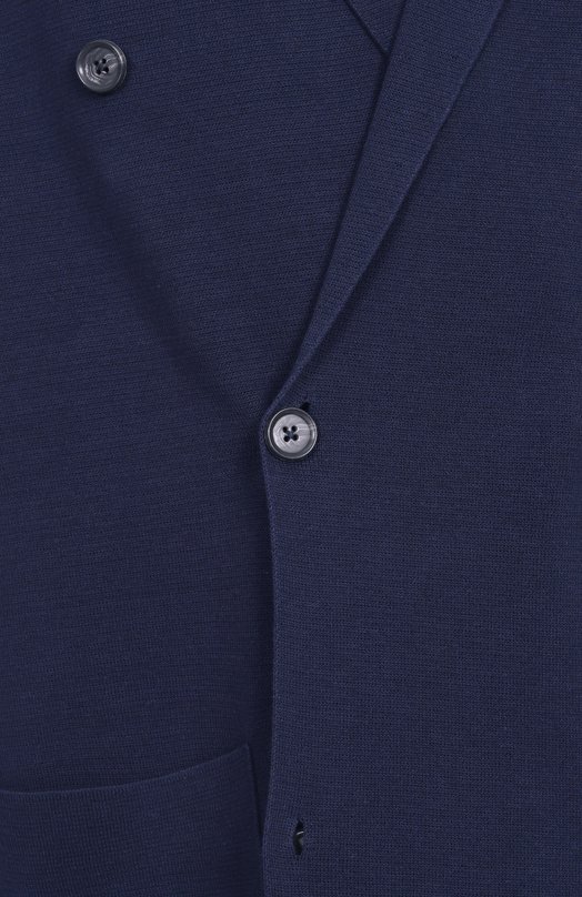 Хлопковый пиджак Corneliani 25M594-2525155 Синий  25M594-2525155 Фото 6