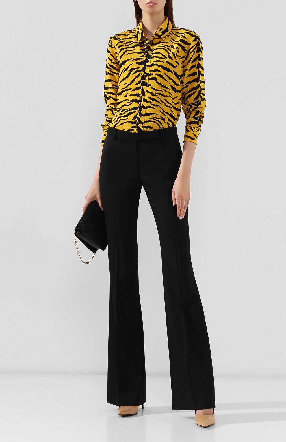 Шерстяные брюки ALEXANDER MCQUEEN, арт. 585076/QJAAC, фото 2