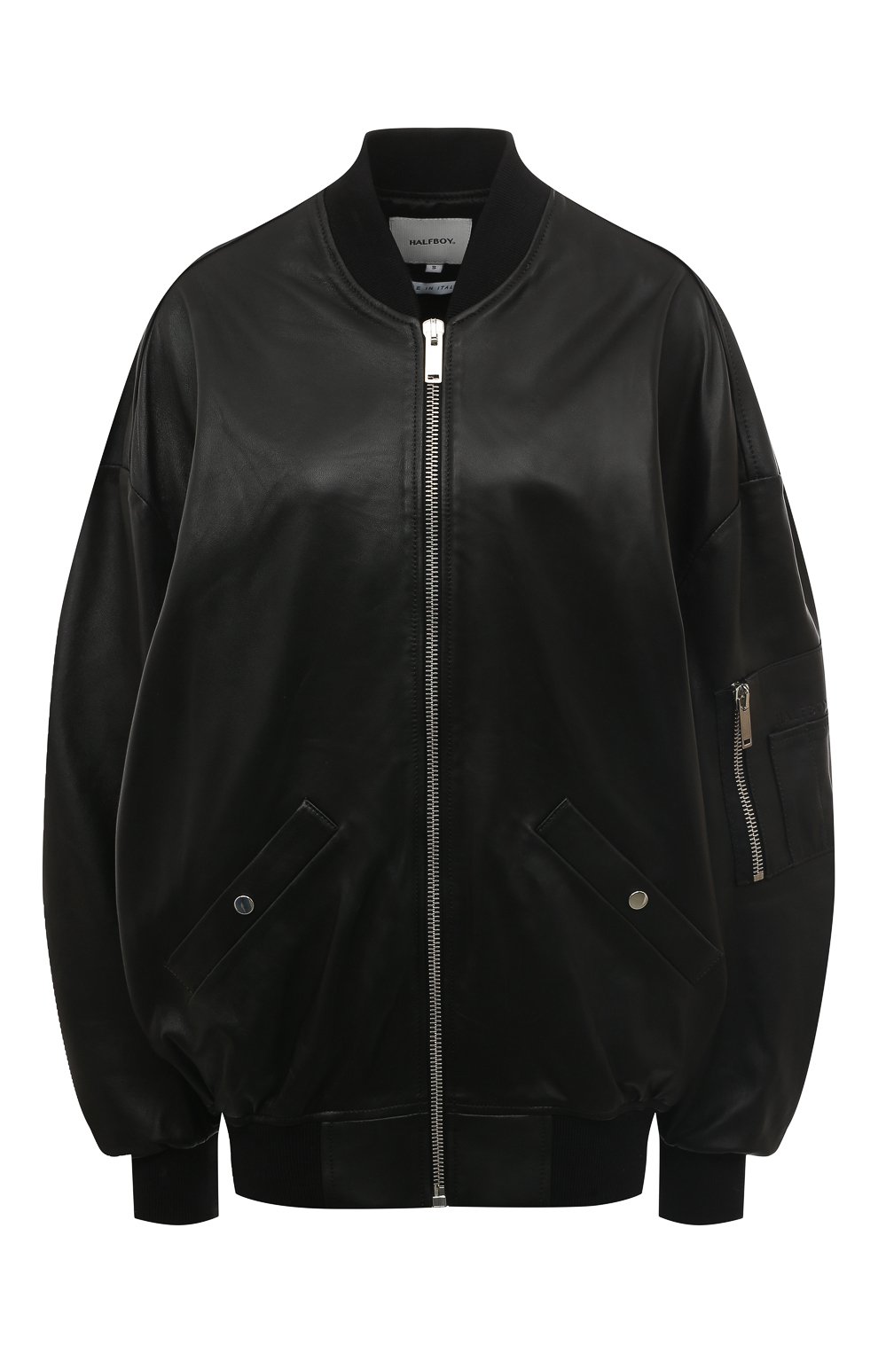 Кожаный бомбер HALFBOY, арт. H06WJBB0402, фото 1