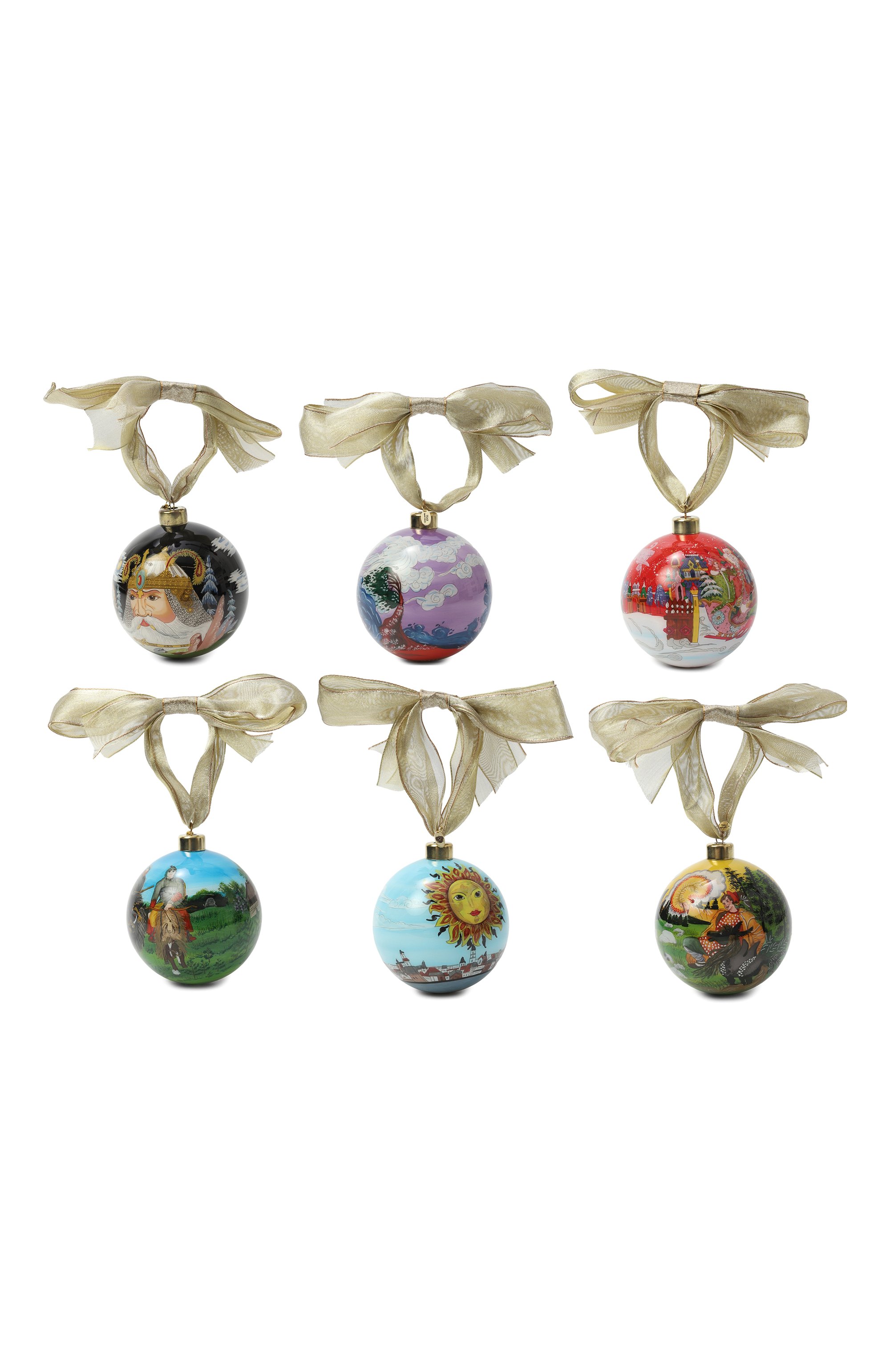 Набор из 6-ти елочных игрушек TSAR, арт. 680766, фото 1