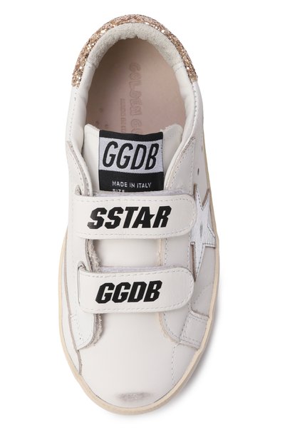 Кожаные кеды old school GOLDEN GOOSE DELUXE BRAND, арт. GYF00177.F008041, фото 4