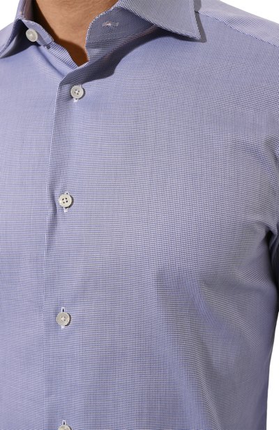 Хлопковая сорочка ZEGNA, арт. 501035A5/9MS0BA432, фото 5