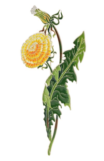 Брошь одуванчик полевой РУССКИЕ САМОЦВЕТЫ, арт. 41552, фото 1