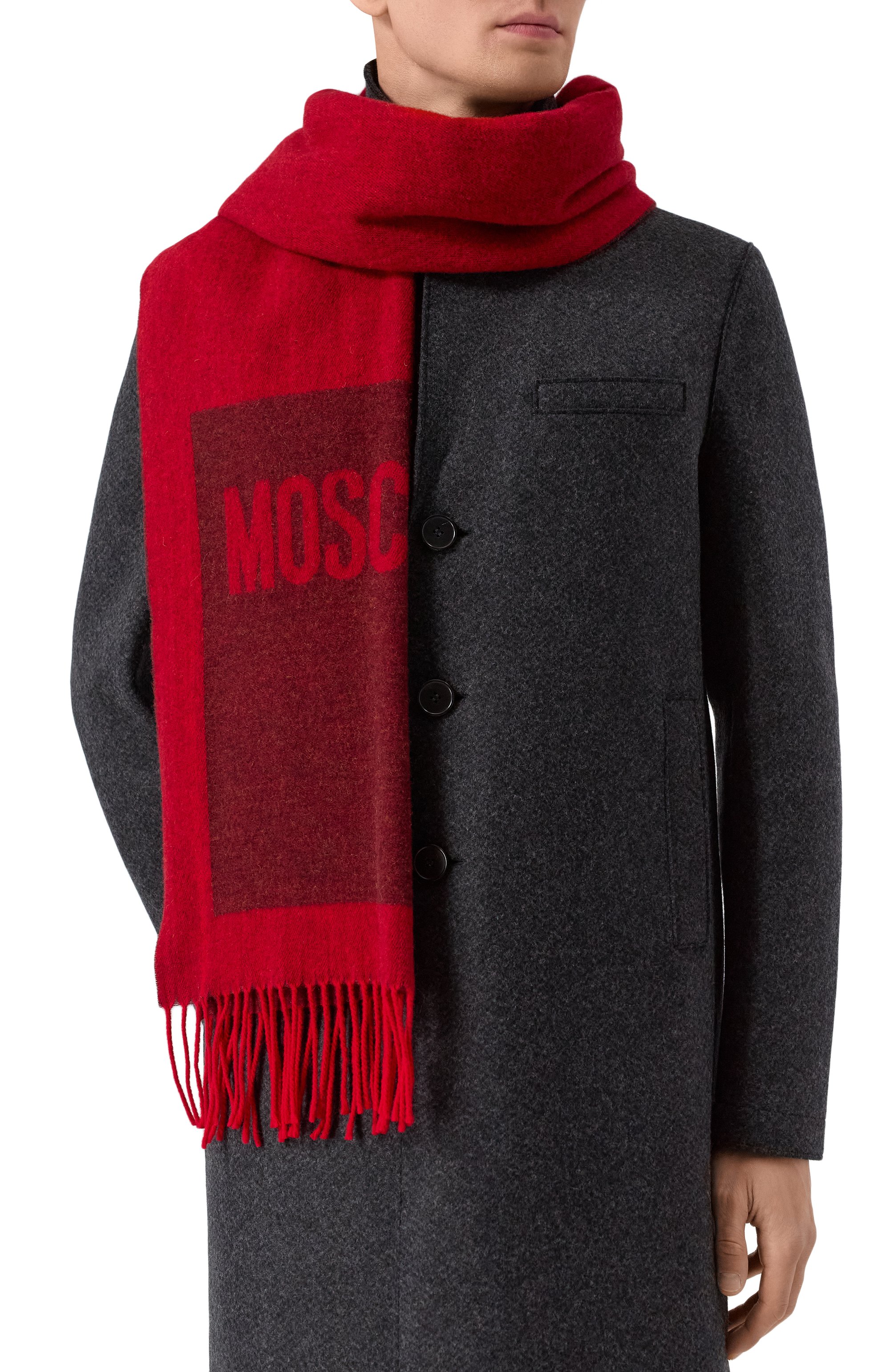 Шерстяной шарф MOSCHINO, арт. 50239/M5857, фото 2