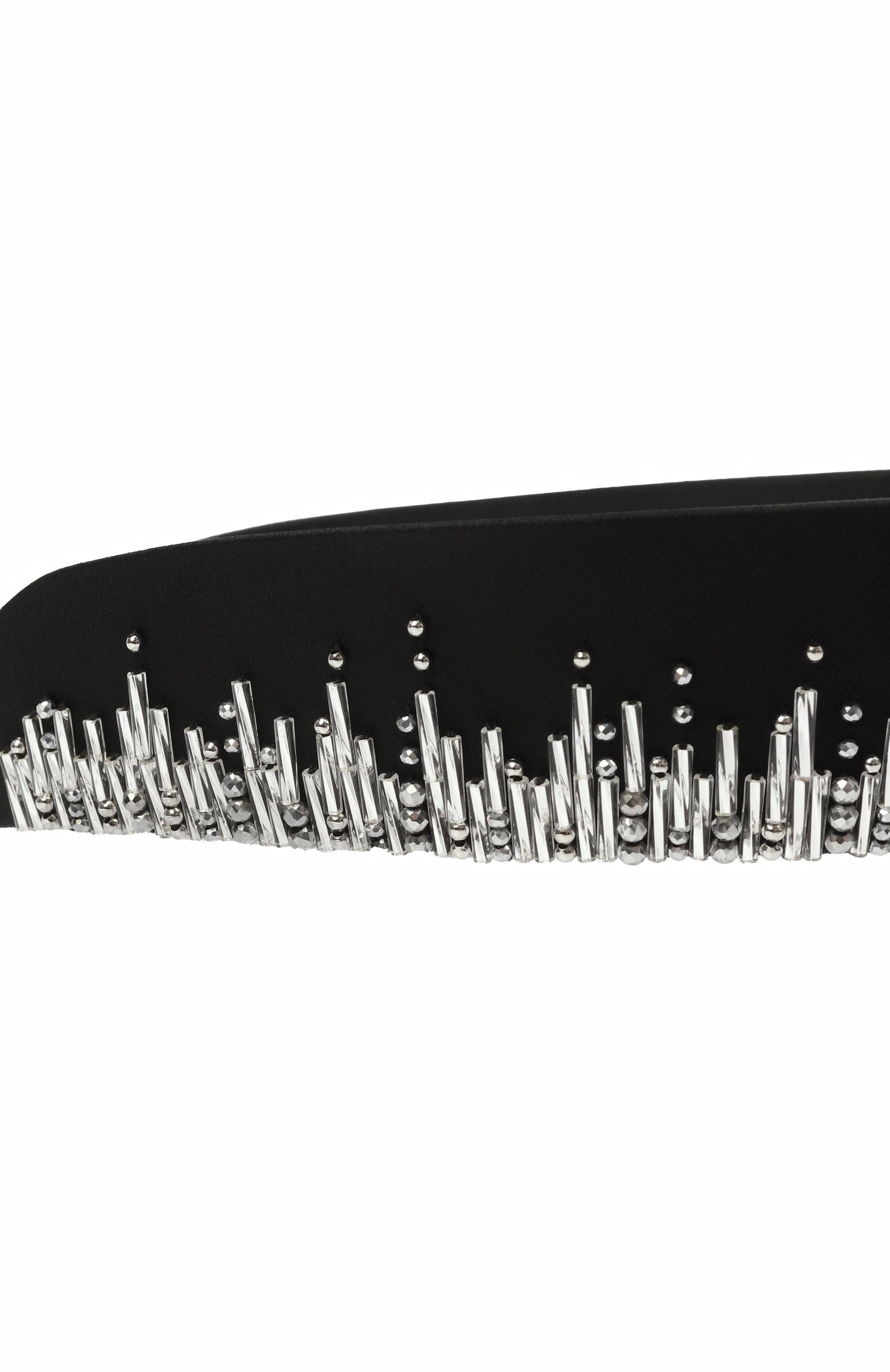 Кокошник PANFIL черного цвета по цене 30000 руб., арт. 0-KOK-SST, фото 3 Кокошник PANFIL, арт. 0-KOK-SST, фото 3