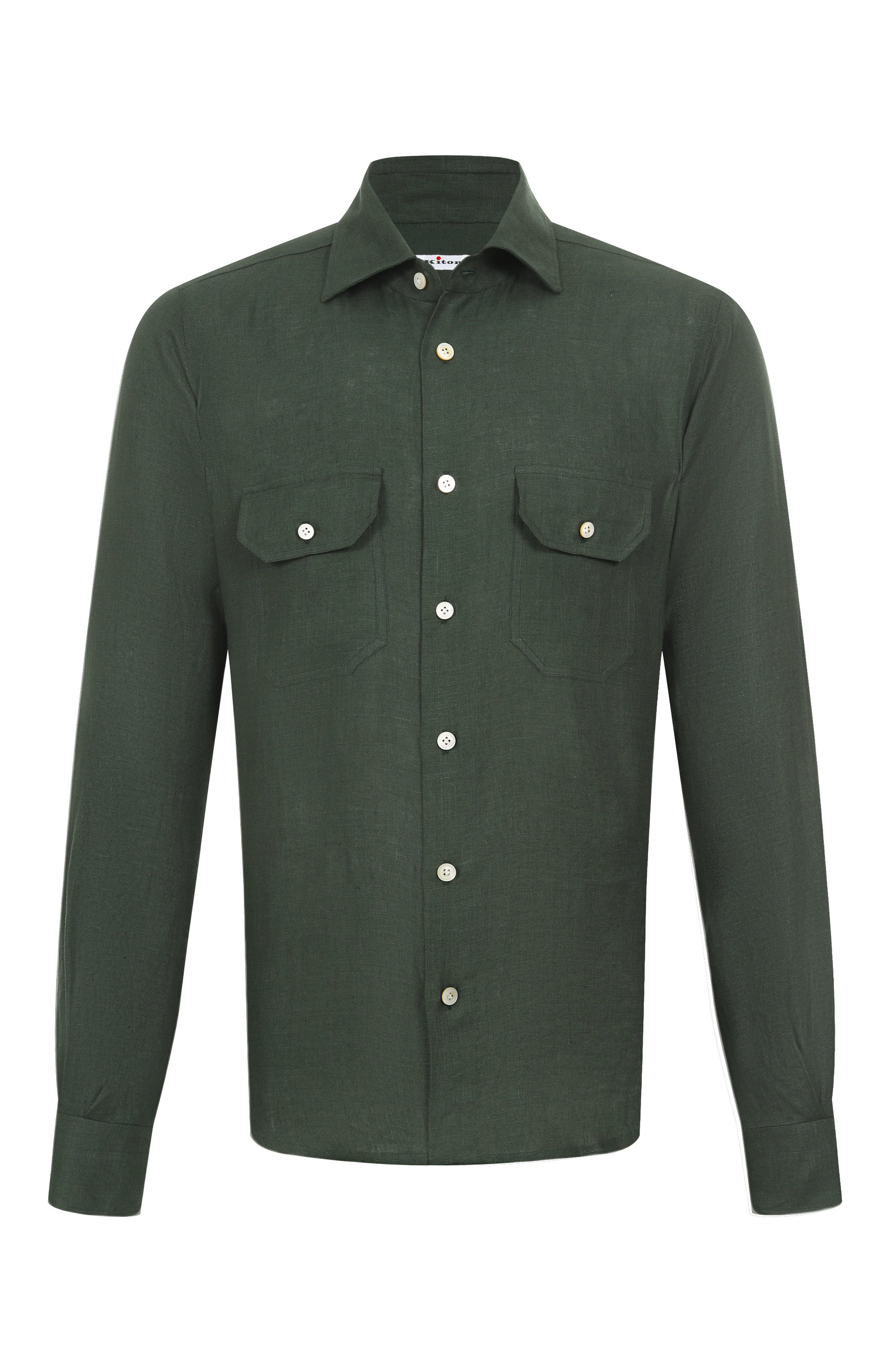 Льняная рубашка KITON, арт. UCWMH0928611, фото 1