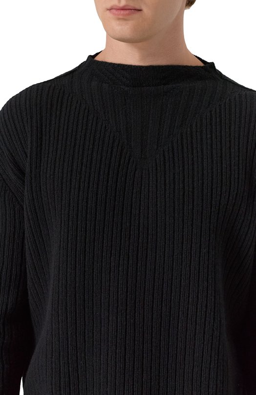 Шерстяной свитер Rick Owens RU02E1649/KWV Чёрный  RU02E1649/KWV Фото 5