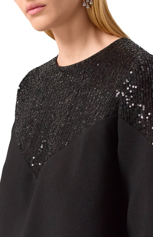 Платье с отделкой пайетками Botrois SKU5115887693 Чёрный  SKU5115887693 Фото 5