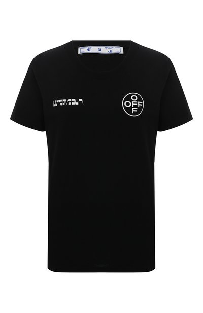Женская хлопковая футболка OFF-WHITE, арт. 0WAA049R21JER008