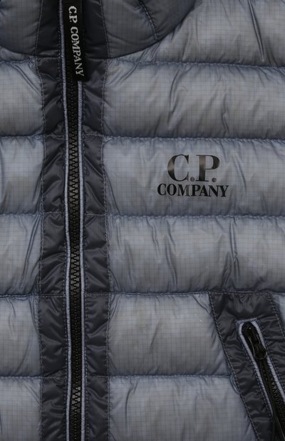 Утепленный жилет C.P. COMPANY тёмно-голубого цвета по цене 36500 руб., арт. CUS00R/L3A96/10-14, фото 3 Утепленный жилет C.P. COMPANY, арт. CUS00R/L3A96/10-14, фото 3