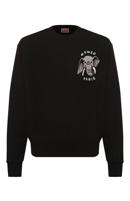 

Хлопковый свитшот Kenzo, Чёрный