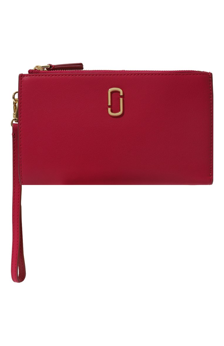 Женские кожаный кошелек MARC JACOBS (THE) фуксия цвета, арт. 2S3SMP001S01 | Фото 4 (Нос: Не проставлено; Материал: Натуральная кожа)