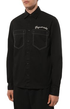 Хлопковая рубашка DSQUARED2, арт. S74DM0738/S35175, фото 1