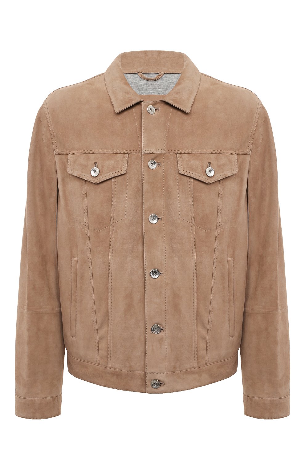 Замшевая куртка-рубашка BRUNELLO CUCINELLI, арт. MPCLL1919, фото 1